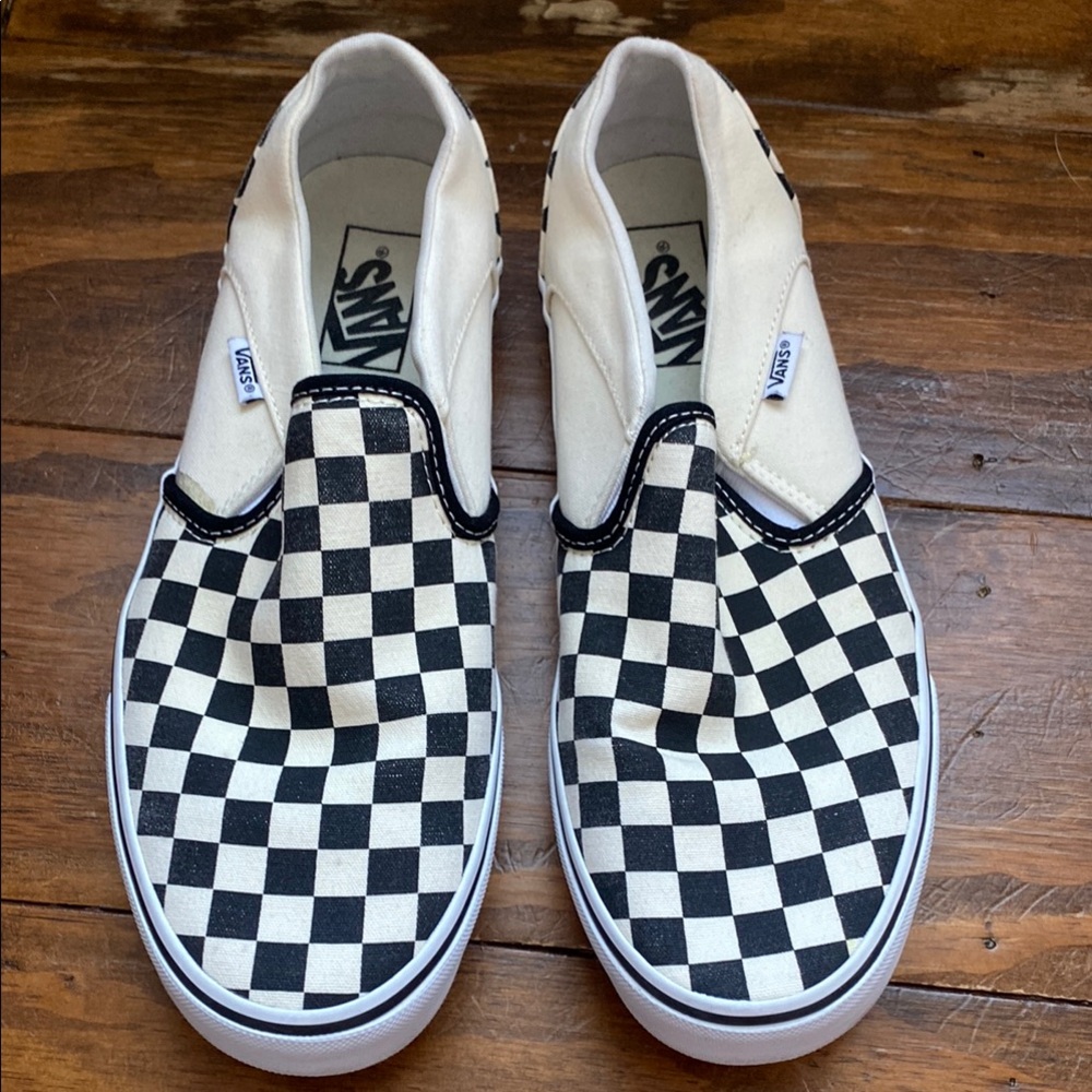 Vans Asher Checkerboard Slip-On Shoes